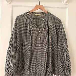Doen gingham blouse